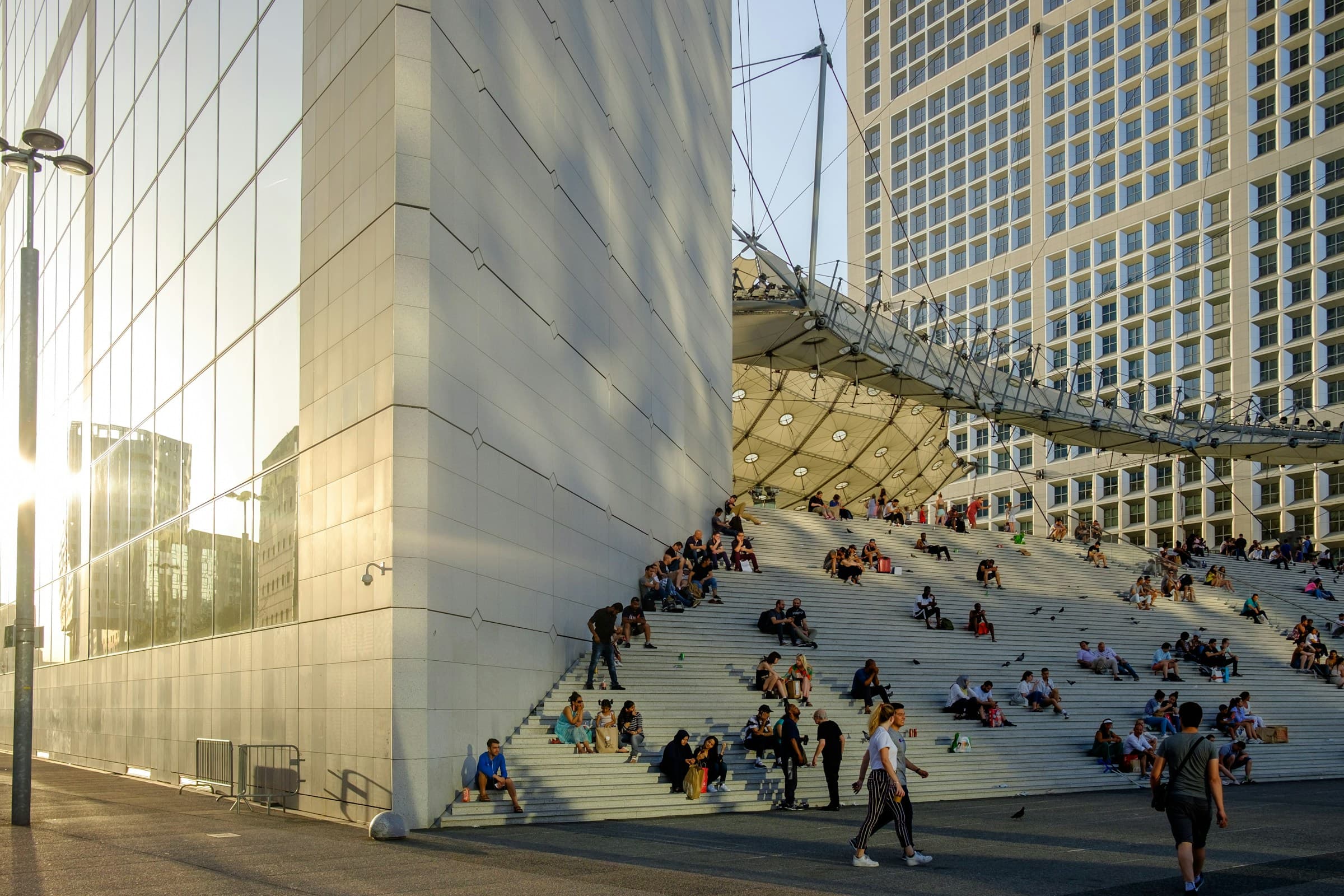 Parvis de la Grande Arche à La Défense