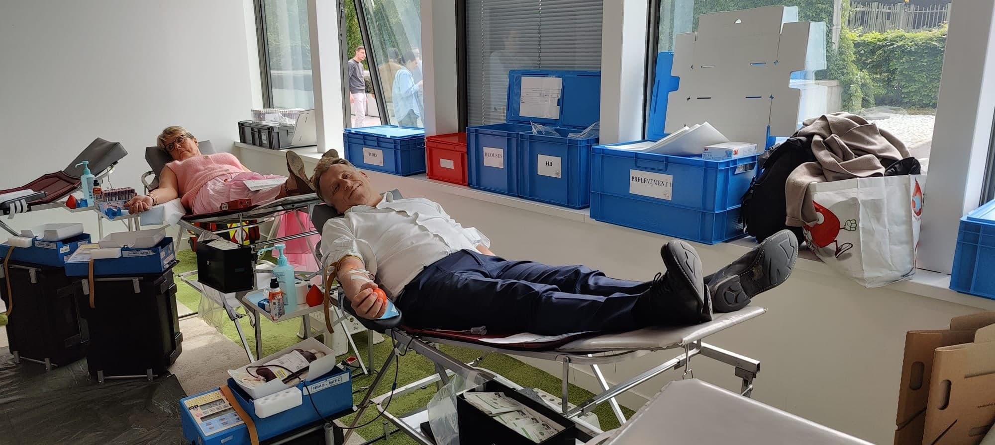 Journée de don du sang organisée à la Tour ACENSI