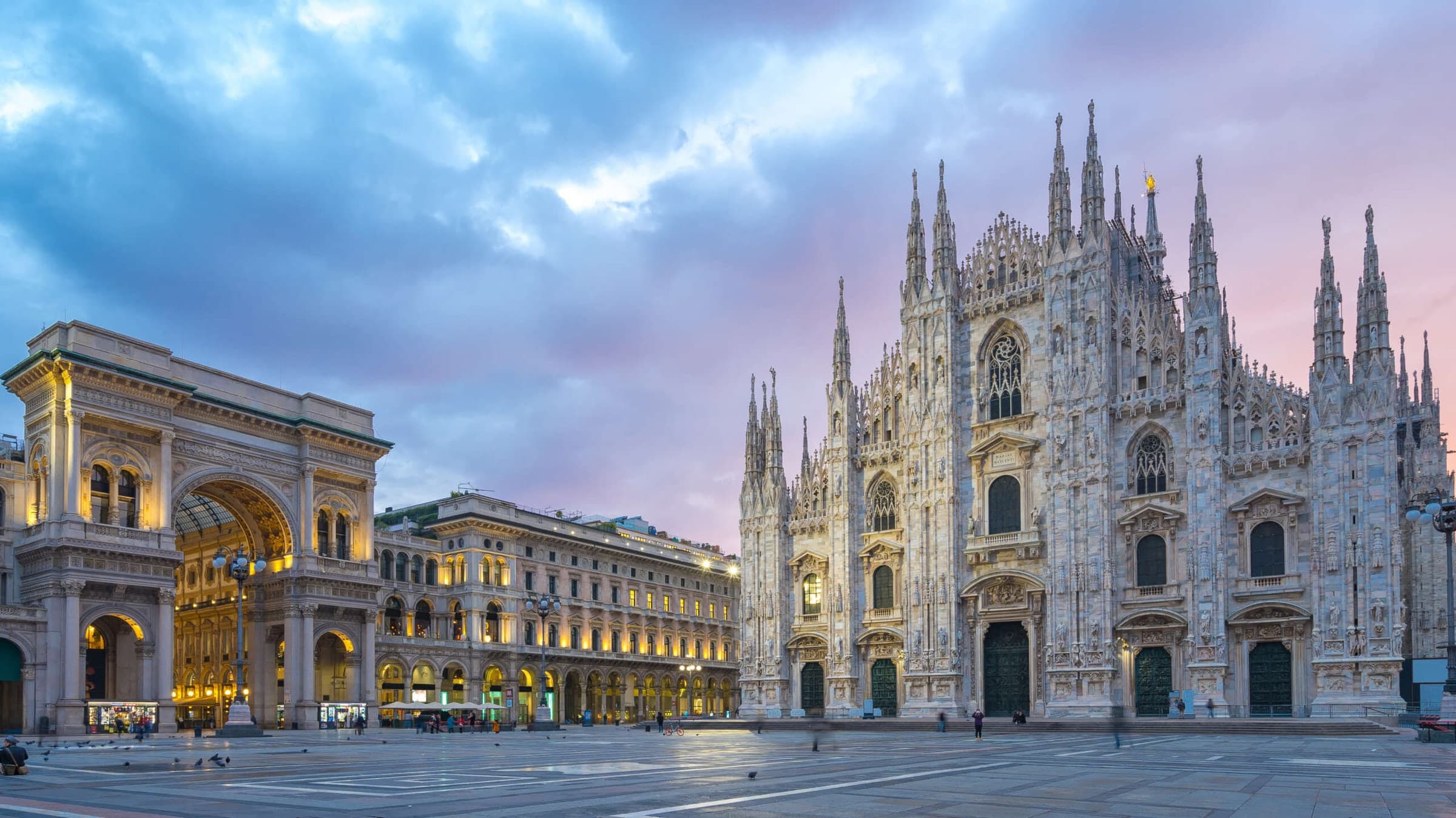 Vue de la cathédrale de Milan