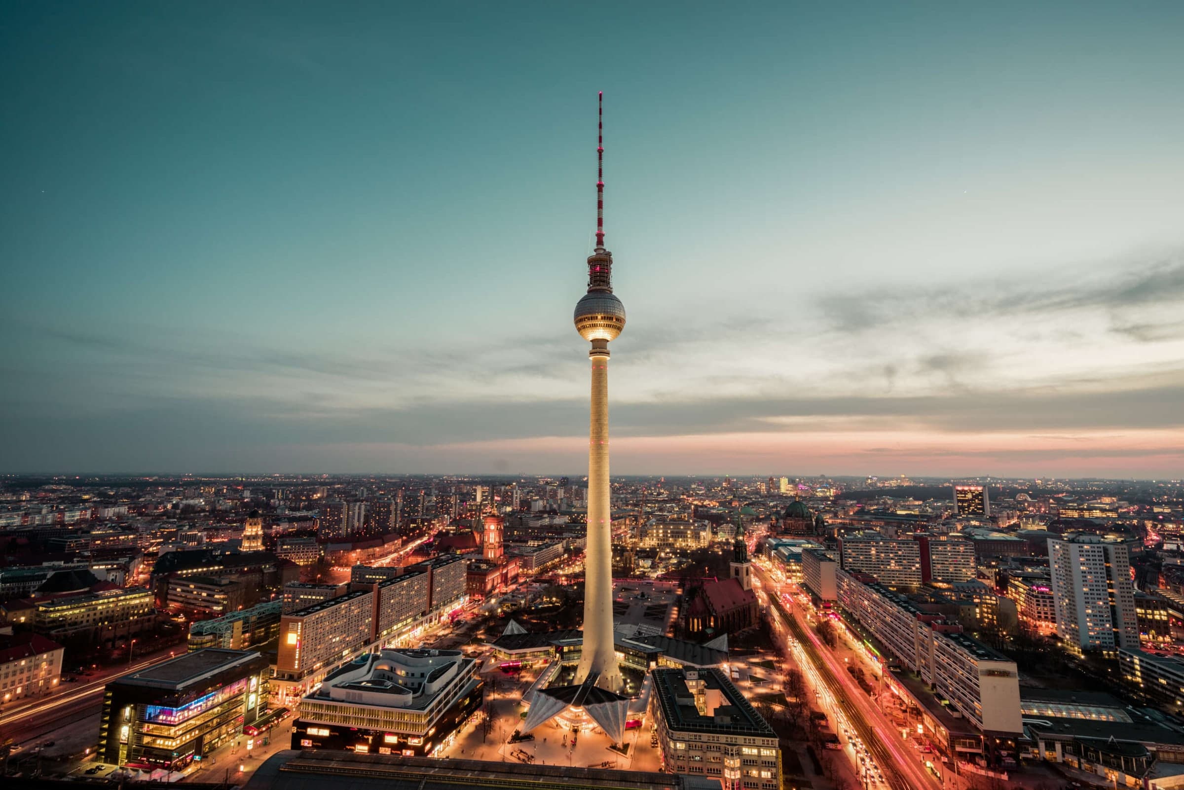 Vue de la ville de Berlin